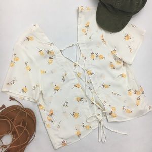 {Flynn Skye} Floral Crop Top